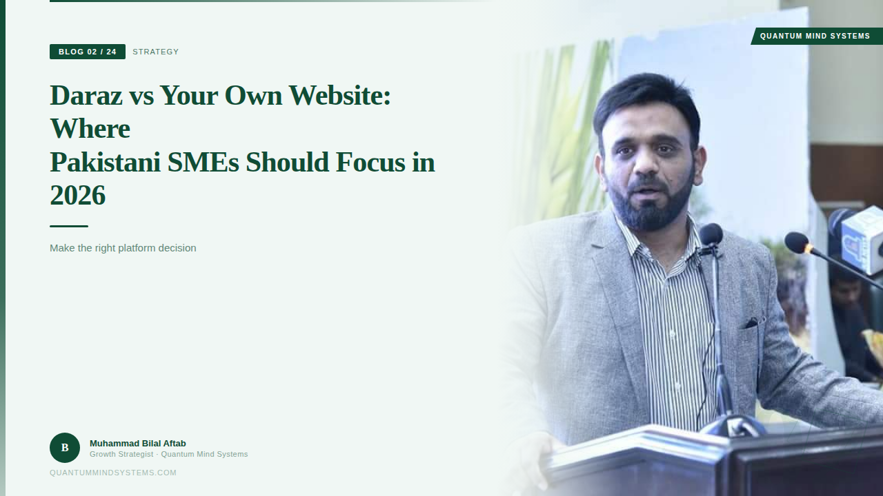 Daraz vs Your Own Website: Where Pakistani SMEs Should Focus in 2026